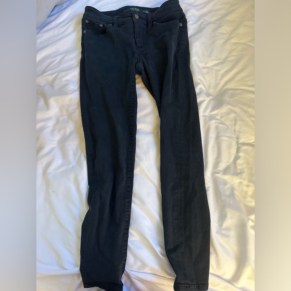 Ralph lauren black skinny jeans